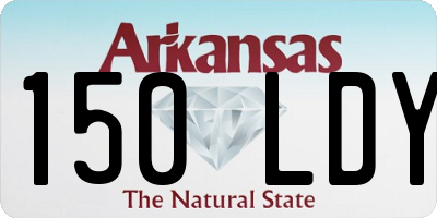 AR license plate 150LDY