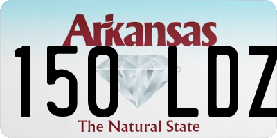 AR license plate 150LDZ