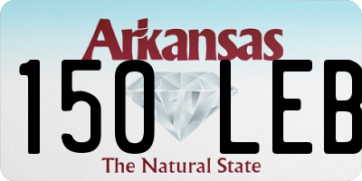 AR license plate 150LEB