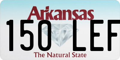 AR license plate 150LEF