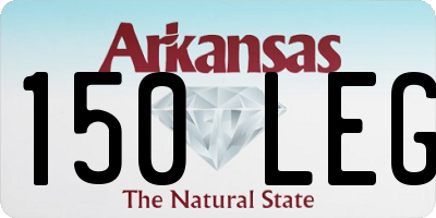 AR license plate 150LEG