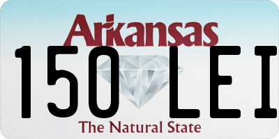 AR license plate 150LEI