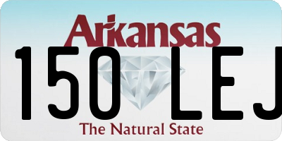 AR license plate 150LEJ
