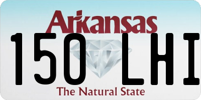 AR license plate 150LHI