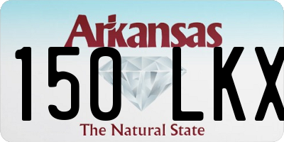 AR license plate 150LKX