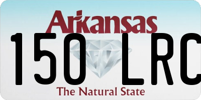AR license plate 150LRC