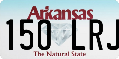 AR license plate 150LRJ