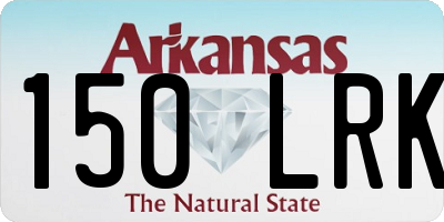 AR license plate 150LRK