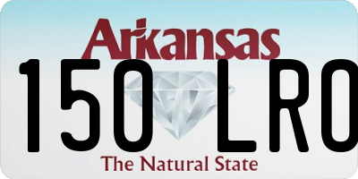 AR license plate 150LRO