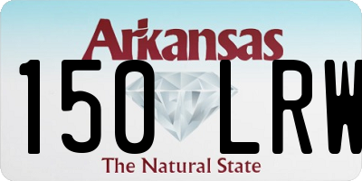 AR license plate 150LRW