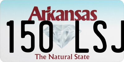 AR license plate 150LSJ