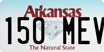 AR license plate 150MEV