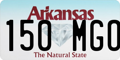 AR license plate 150MGO