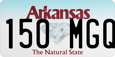 AR license plate 150MGQ