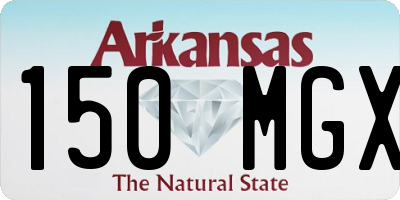 AR license plate 150MGX