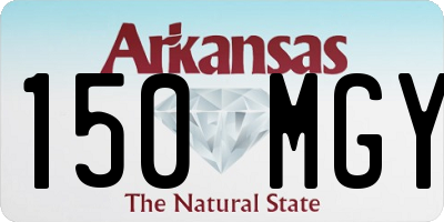 AR license plate 150MGY