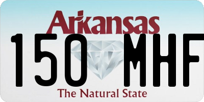 AR license plate 150MHF