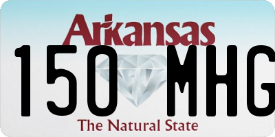 AR license plate 150MHG