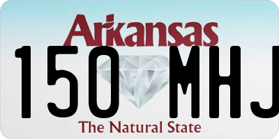 AR license plate 150MHJ