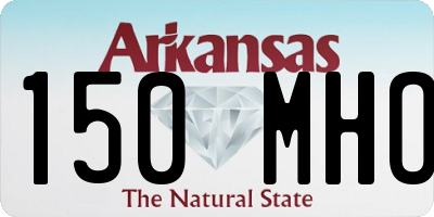 AR license plate 150MHO