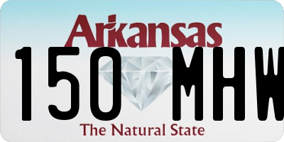 AR license plate 150MHW