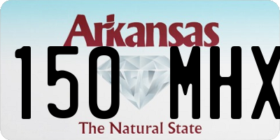 AR license plate 150MHX