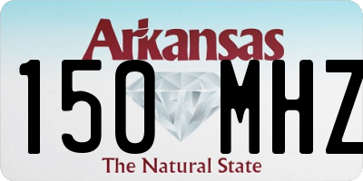 AR license plate 150MHZ