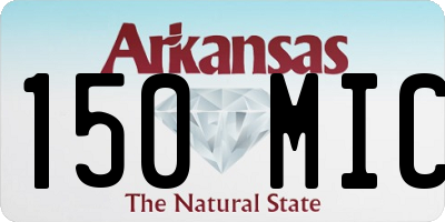 AR license plate 150MIC