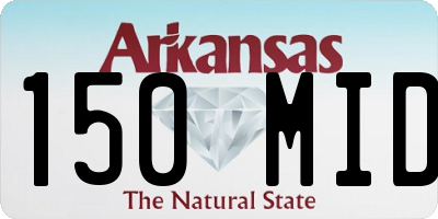 AR license plate 150MID