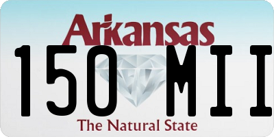 AR license plate 150MII