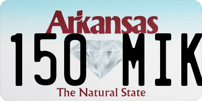 AR license plate 150MIK