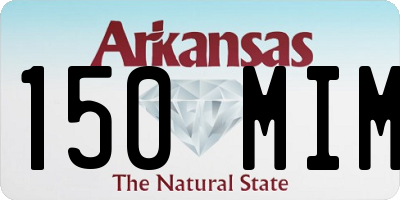 AR license plate 150MIM