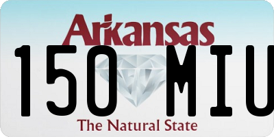 AR license plate 150MIU