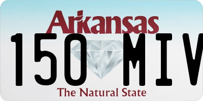 AR license plate 150MIV