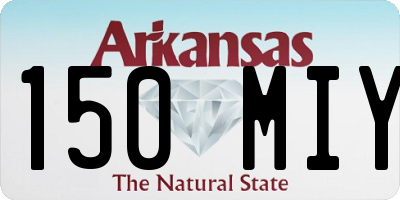 AR license plate 150MIY