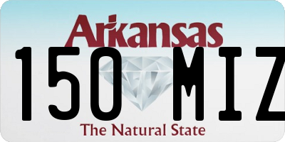 AR license plate 150MIZ