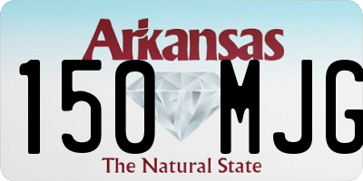 AR license plate 150MJG