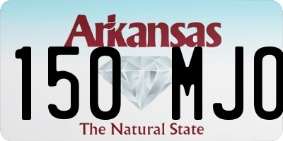 AR license plate 150MJO