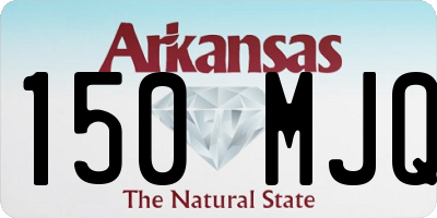 AR license plate 150MJQ