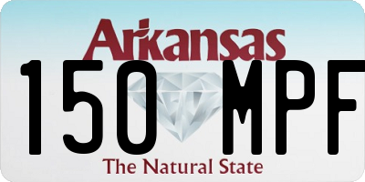 AR license plate 150MPF