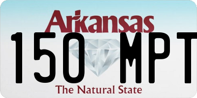 AR license plate 150MPT