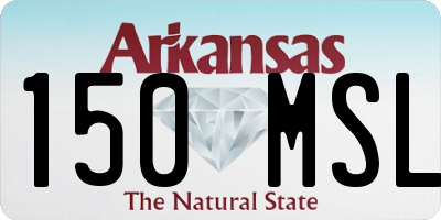 AR license plate 150MSL