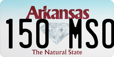 AR license plate 150MSO