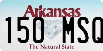 AR license plate 150MSQ