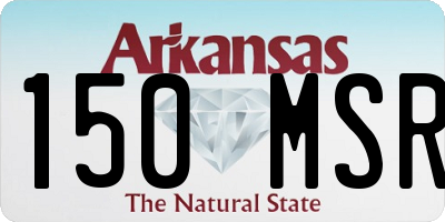 AR license plate 150MSR