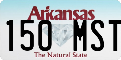 AR license plate 150MST