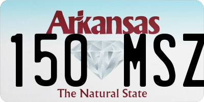 AR license plate 150MSZ