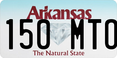 AR license plate 150MTO