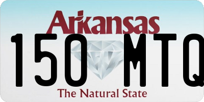 AR license plate 150MTQ