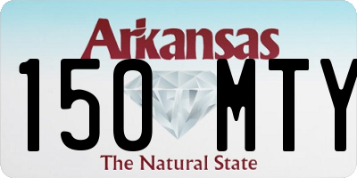 AR license plate 150MTY